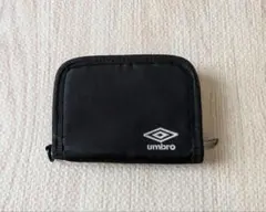 umbro キッズ 二つ折り財布 ブラック