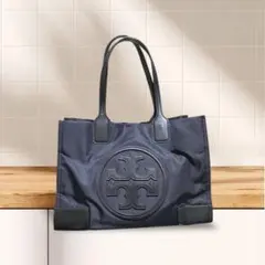 【トリーバーチ 】エラ トートバッグ レザー×ナイロン スモールビジネスバック