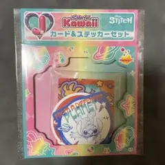 Disney スティッチ カード＆ステッカーセット