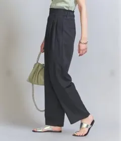 ビューティーアンドユース カルゼ バックゴム テーパード ブラック