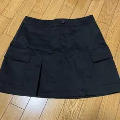 GU ブラック ミニスカート XL ポケット付き
