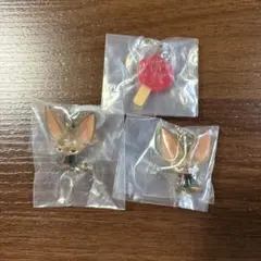 ズートピア めじるしアクセサリー フィニック 2個・アイスキャンディー 1個