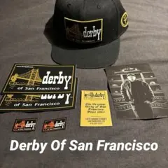 【週末価格】【新品未使用】ステッカー付きダービーオブサンフランシスコ　キャップ 2025年最新】ダービーオブサンフランシスコ キャップの人気