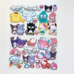 サンリオ sanrio ラメ入り樹脂もりシール