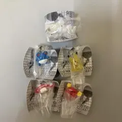 ポケモン　めじるしアクセサリー2 コンプリートセット　５種　ピカチュウ　マリル