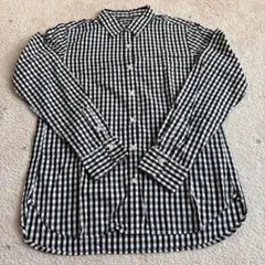 【美品】無印良品　チェックシャツ　Sサイズ