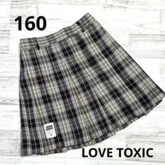 LOVETOXIC ラブトキシック チェック プリーツスカパン L 160 美品