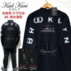 【未使用タグ付き】 KARL KANI GOLF 吸水速乾 高ストレッチシャツ