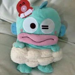 サンリオ ハンギョドン ゆるかわもこもこおふろタイムLぬいぐるみ 新品タグ付き