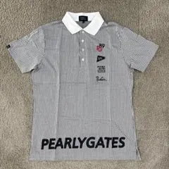 PEARLY GATES/パーリーゲイツ ゴルフ ポロシャツ【グレー/7】美品