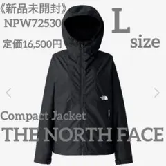 新品未開封◯ノースフェイス コンパクトジャケット L ブラック NPW72530