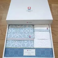 西川 今治タオルセット ギフトボックス　フェイスタオル　バスタオルのサムネイル