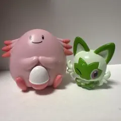 ポケモン ミニチュアフィギュア ラッキー ニャオハ 2体セット