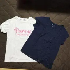 【匿名配送】半袖Tシャツ2枚組　150cm 女の子