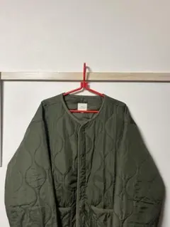 ANPAS オーバーサイズ キルティング ノーカラー ジャケット