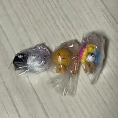 サンエックス ユニバースチャームつきグミ アフロ犬 こげぱん モノクロブー