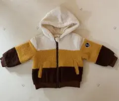 【SHEIN】フリースカラーブロックアウター