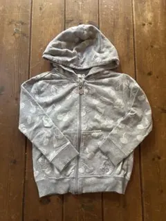 aeae クロップドパーカー M ホワイト ブルー zip up - メルカリ