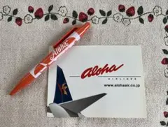 Aloha Airlines ボールペンとステッカー