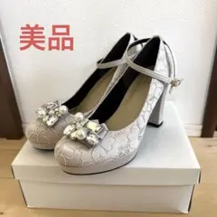 美品エスペランサ　ドレスハイヒール