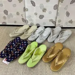 2000円売り切り 和装草履 まとめ売り 着物 リメイク BM-6998
