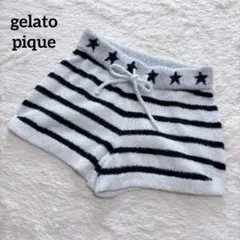 ジェラートピケ ジェラピケ 星柄 ボーダー もこもこ ショートパンツ