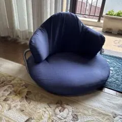 ハルメク 腰尻ラク座 座椅子 リクライニング ブラウン カバー付き