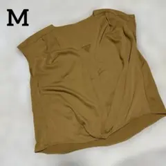 【INGNI】❣️美品❣️マスタード Vネック ノースリーブトップス Mサイズ