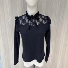 美品★ INGNI レース切り替えニット