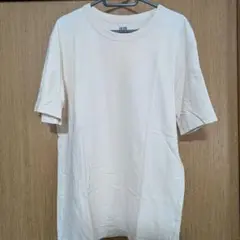 ユニクロユー クルーネックTシャツ ベージュ ナチュラル