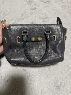 COACH ネイビー ショルダーバッグ