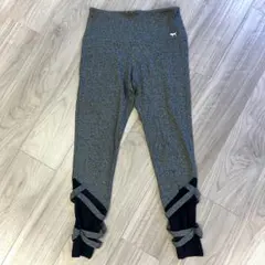 VICTORIA'S SECRET PINK レギンス グレー メッシュスパッツ