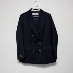 25SS✨バビロン キョウネンツイルジャケット 紺ブレ 金ボタン コットン