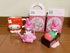 マイメロ ミニカップ フィギュア 3点セット まとめ売り セブン サンリオ
