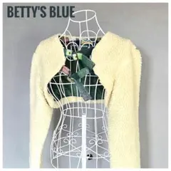 希少　BETTY'S BLUE ボアボレロ　ショートカーディガン　平成レトロ