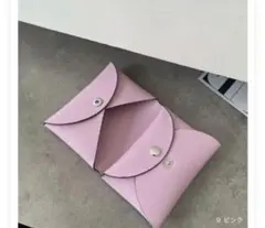 新品未使用★本革 コインケース カードケース フラグメントケース ピンク