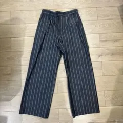 TRダブルクロスベーシックワイドストレートパンツ