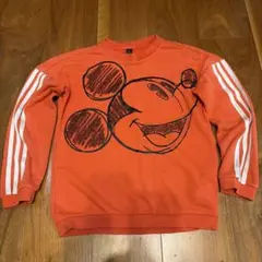 adidas ディズニーコラボ　ミッキーマウス トレーナー 130cm