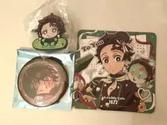 鬼滅の刃　炭治郎　缶バッチ　toyouコースター　ヘアクリップ3点セット