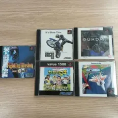 PS1ソフトセット：エースコンバット他 5本セット