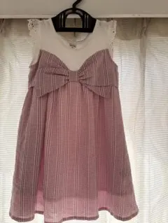 Pupil House チェック柄ワンピース 110