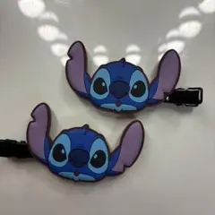 Disney スティッチ ヘアクリップ 2個セット