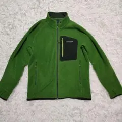 モンベル クリマプラス100 ジャケット メンズ フリース　XL　グリーン