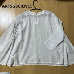 ARTS&SCIENCEリネンプルオーバー白3美品 - メルカリ