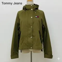 TOMMY JEANS フード付ジャケット マウンテンパーカー オリーブグリーン