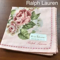 【新品】大判ハンカチ　ラルフローレン　花柄