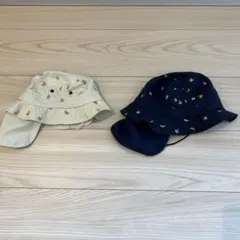 バナナ柄バケットハット2点セット