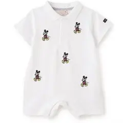 petit main♡ 【Disney】刺繍ポロカバーオール