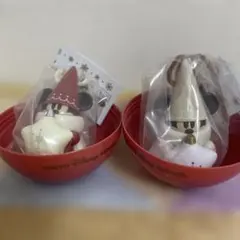 ディズニークリスマス2025 リルリンリン カプセルトイ 2種セット