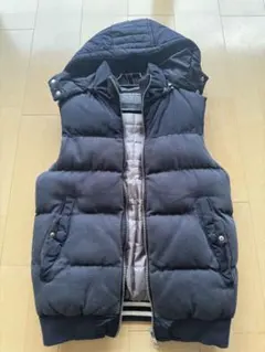 zara ダウンベスト メンズ